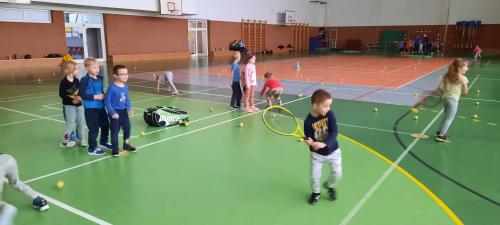 Berušky - první tenis